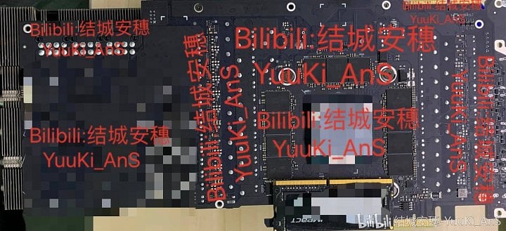 Údajné PCB grafiky Nvidia GeForce RTX 3080 Zdroj Bilibili