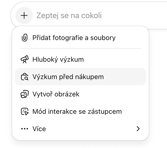 Screenshot ChatGPT Shopping