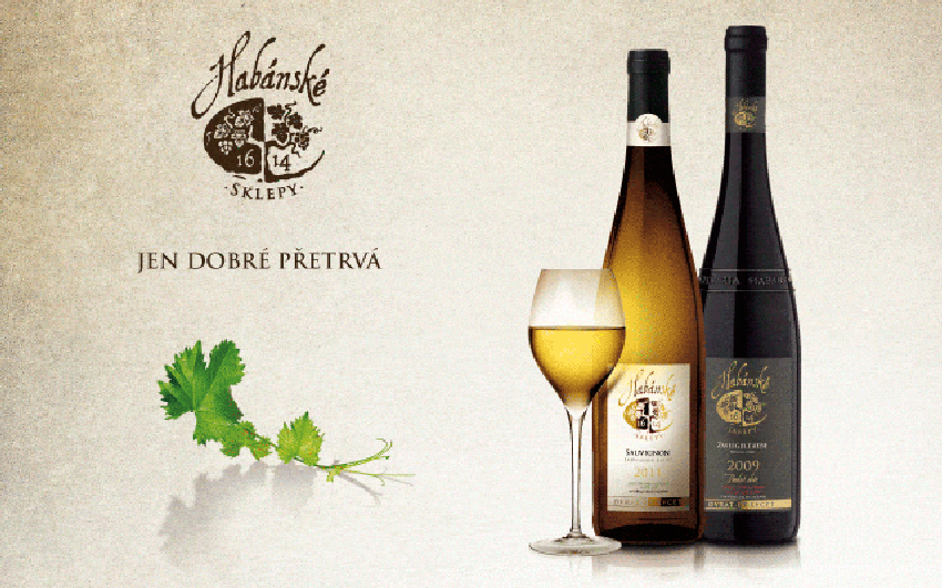 Habánské sklepy Sauvignon 2011 jakostní odrůdové víno a Habánské sklepy Zweigeltrebe 2009 pozdní sběr