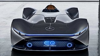 Náhledový obrázek - Mercedes-Benz Vision EQ Silver Arrow odkazuje na slavné dvanáctiválce, jezdí však na elektřinu