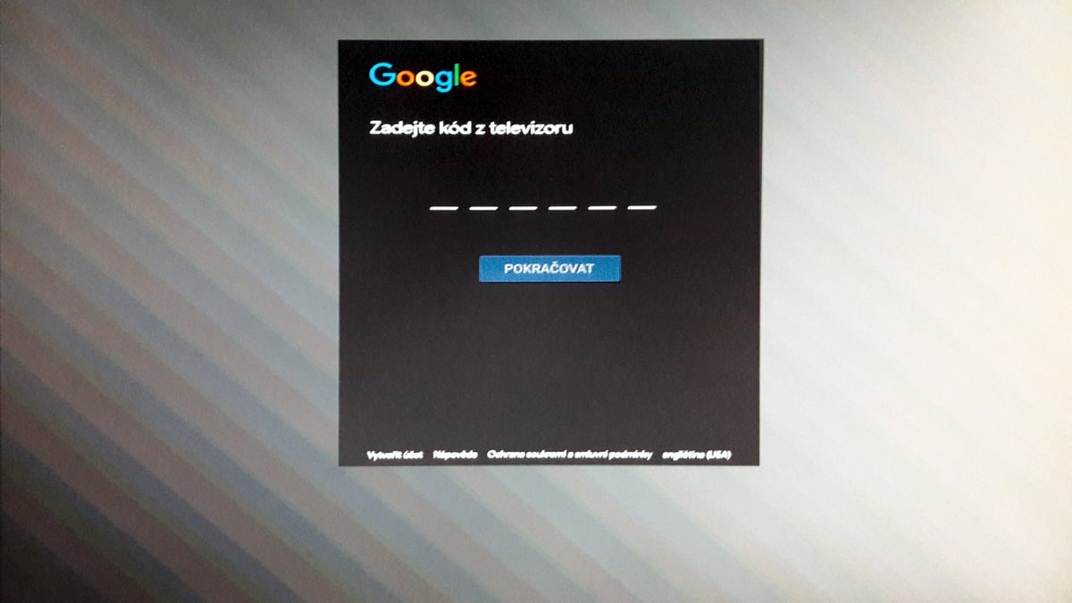 Box SledováníTV - přihlášení