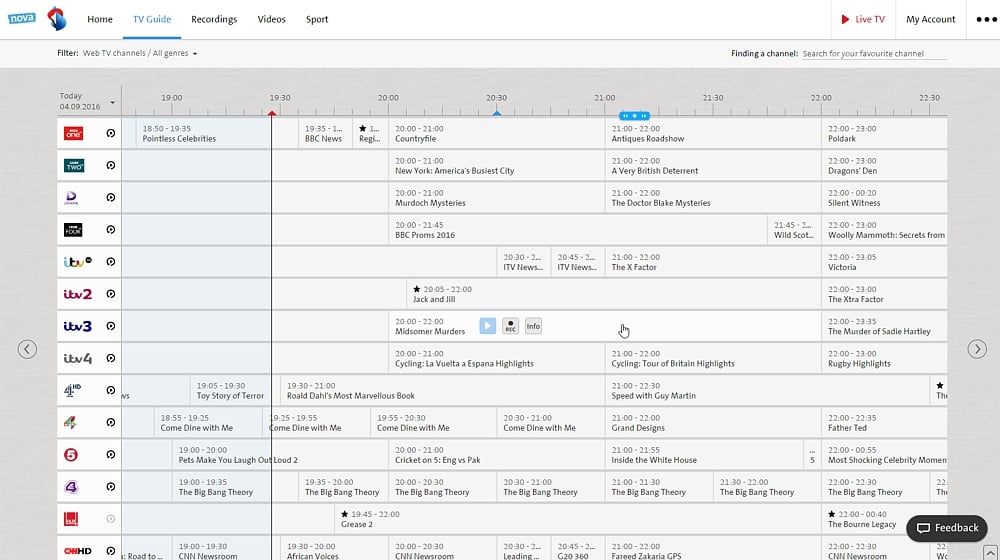 Swisscom TV Air - TV Guide