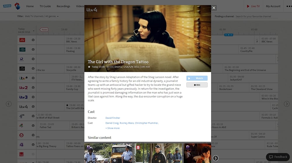 Swisscom TV Air - TV Guide