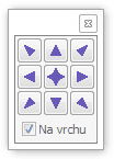 <p>Malé okno s možnými pozicemi okna</p>
