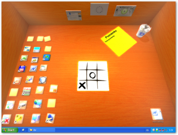 Hra Tic-tac toe.