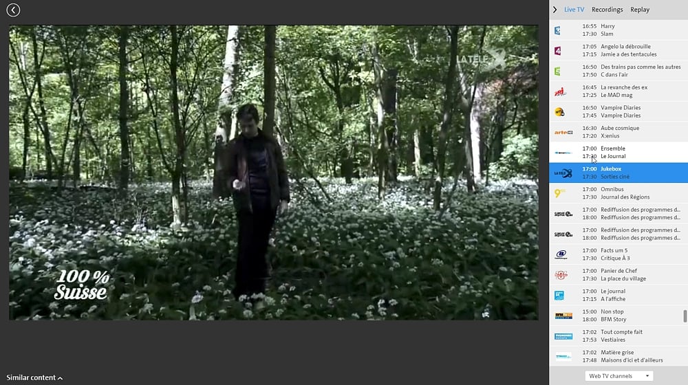 Swisscom TV Air - francouzské programy
