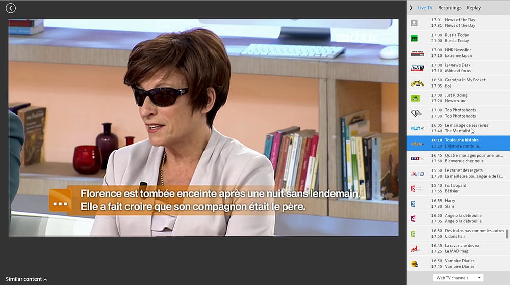 Swisscom TV Air - francouzské programy