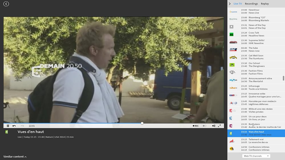 Swisscom TV Air - francouzské programy