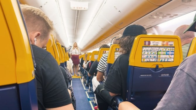 Na palubě ryanairu