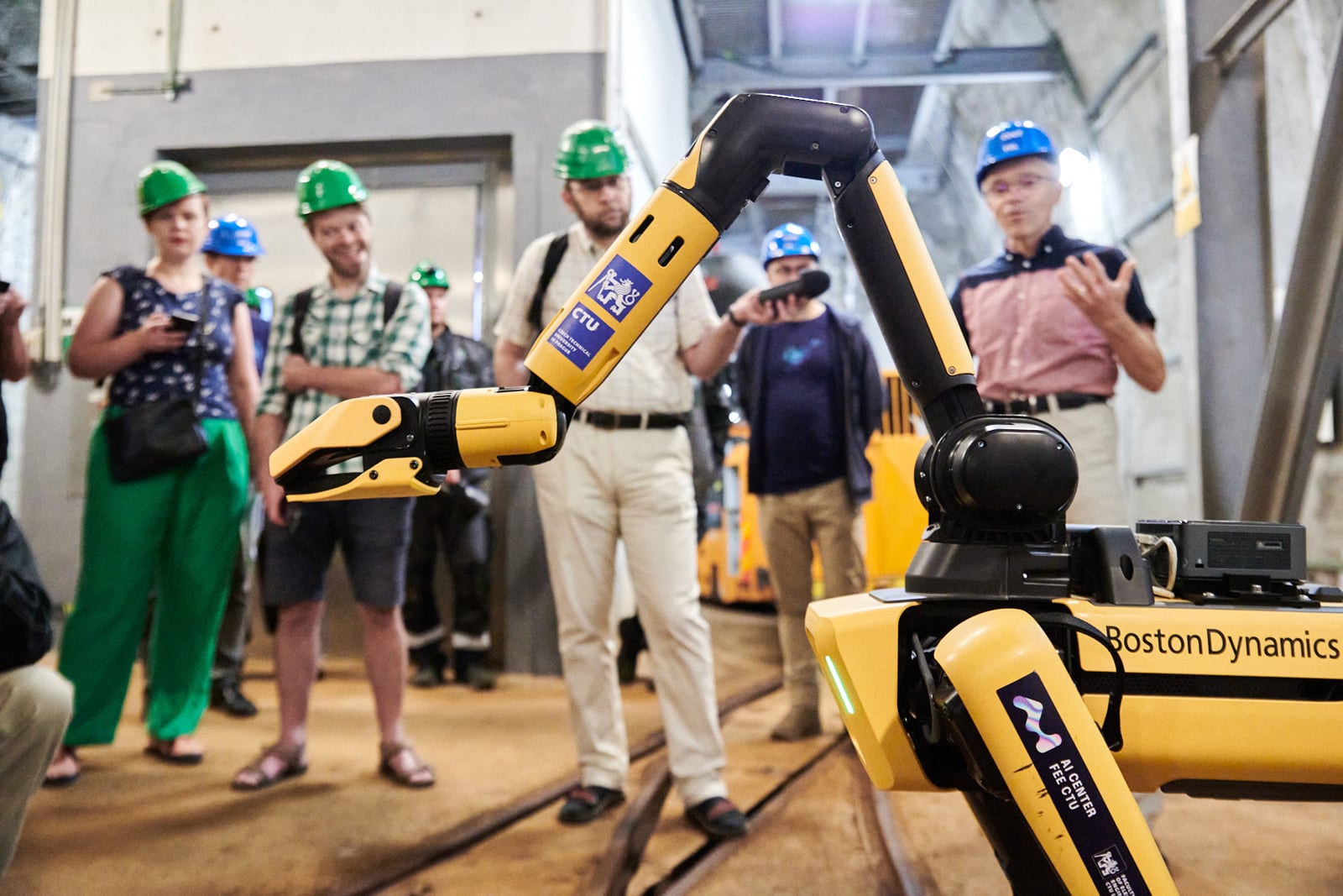 Spot od Boston Dynamics a ČVUT v pražských kolektorech