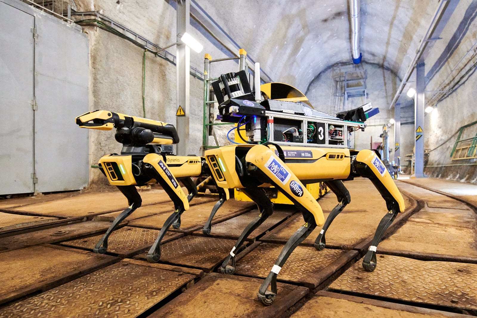 Spot od Boston Dynamics a ČVUT v pražských kolektorech