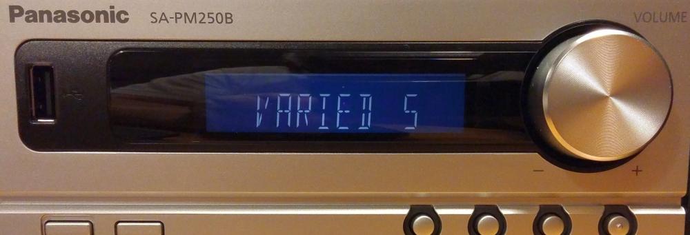 Panasonic SC-PM250BEGS - ovládání