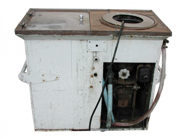 Pračka domácí výroby, kolem 1950