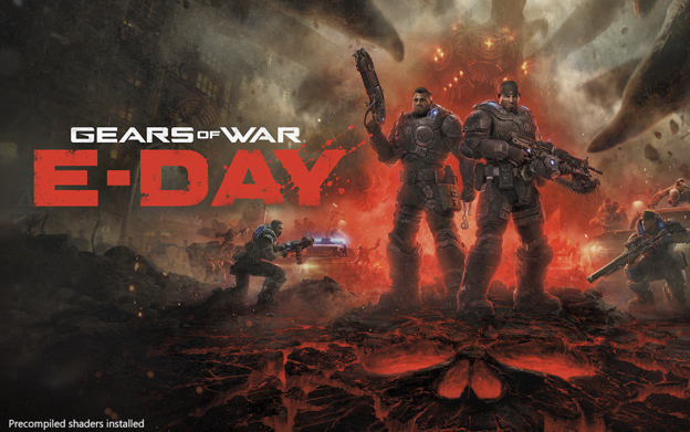 Spuštění hry Gears of War: E-Day s Advanced Shader Delivery
