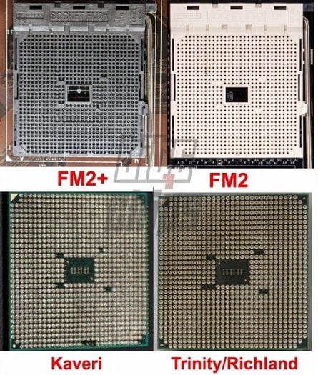 Čipy a socket FM2+ a FM2