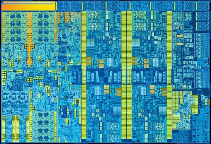 Sníměk čipu Intel Skylake