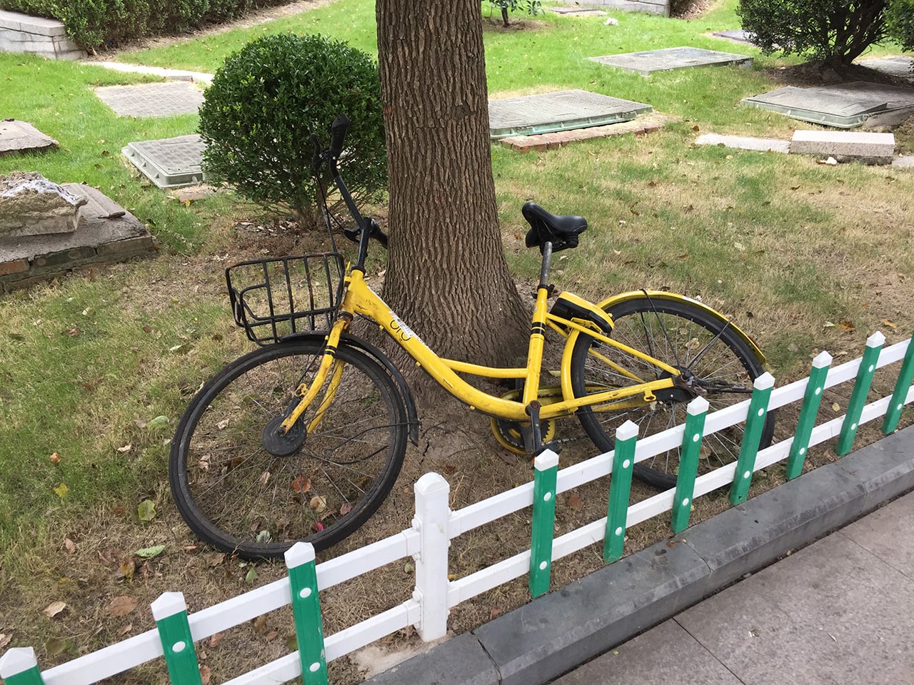 Bike sharing v Číně