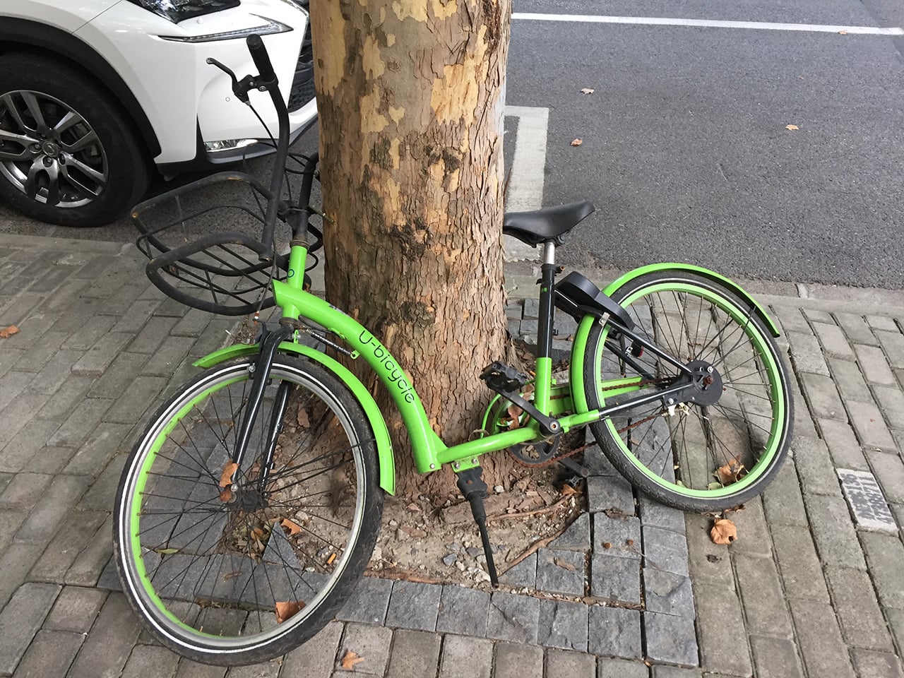Bike sharing v Číně