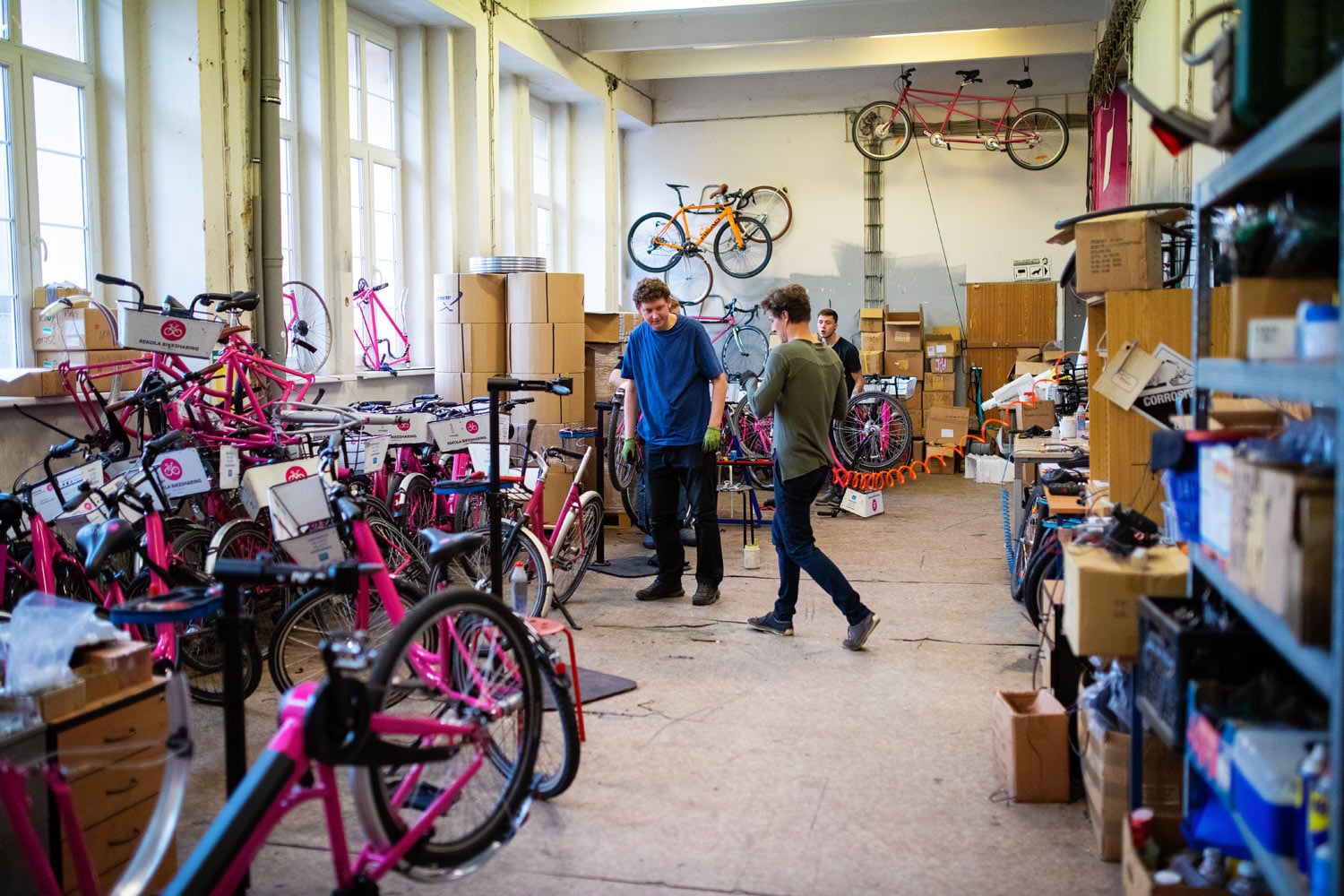 Jak to vypadá v dílně společnosti Rekola