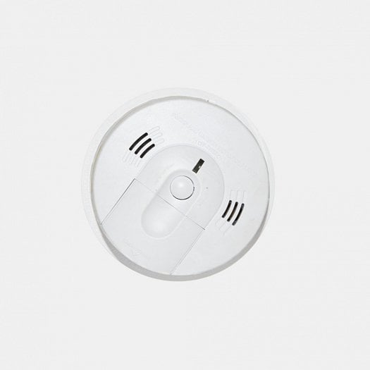 smoke carbon monoxide alarm isolated white background