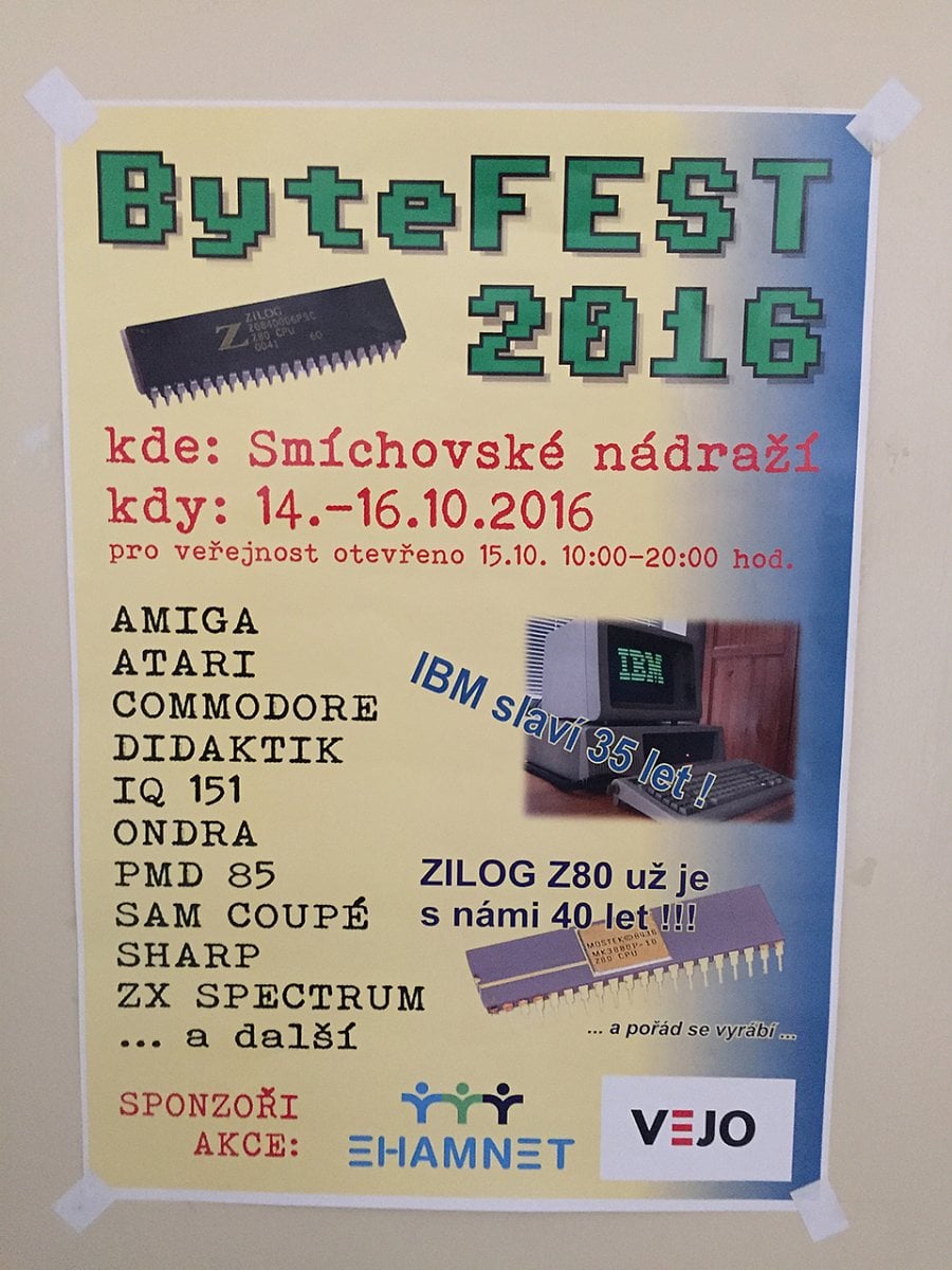 Historické počítače na ByteFest 2016