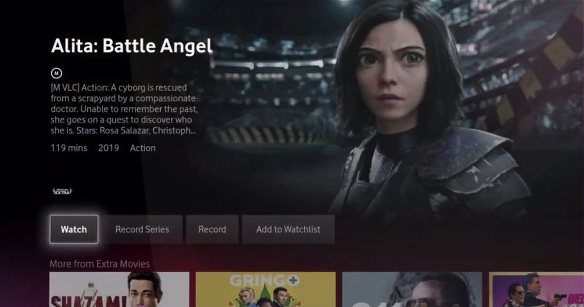 Ukázky uživatelského rozhraní od firmy Kaltura – Vodafone TV