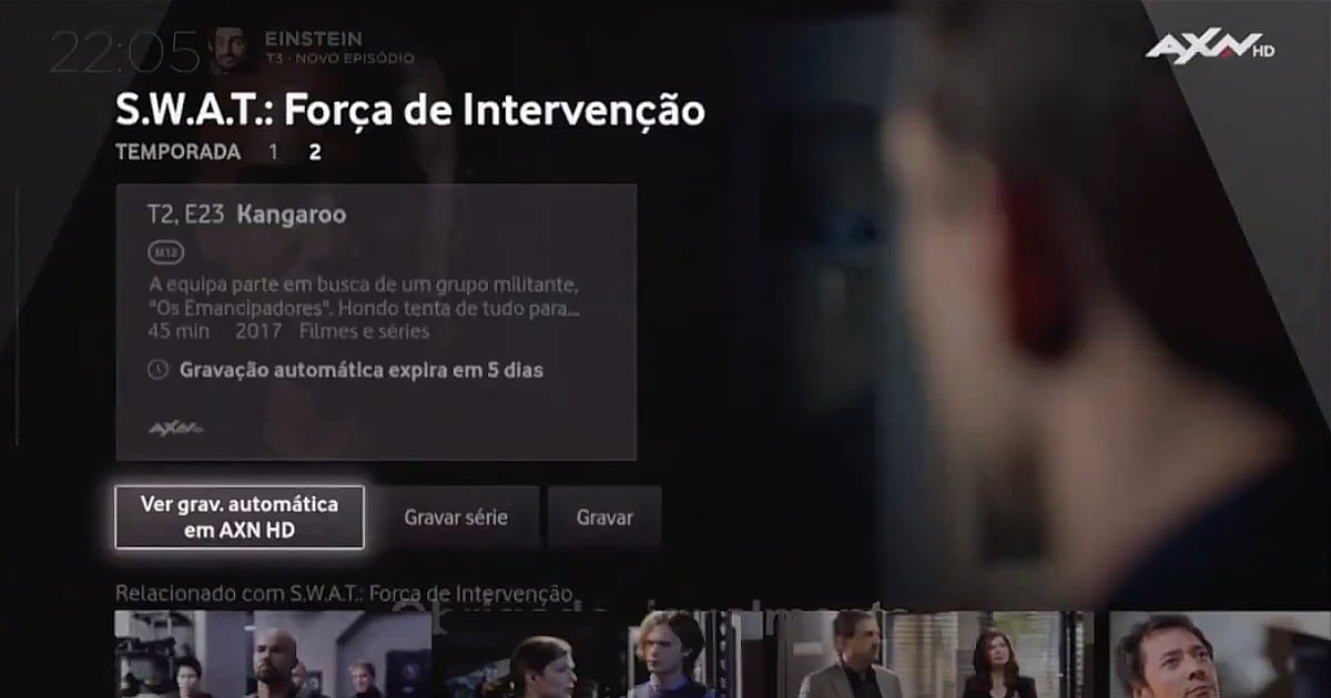 Ukázky uživatelského rozhraní od firmy Kaltura – Vodafone TV