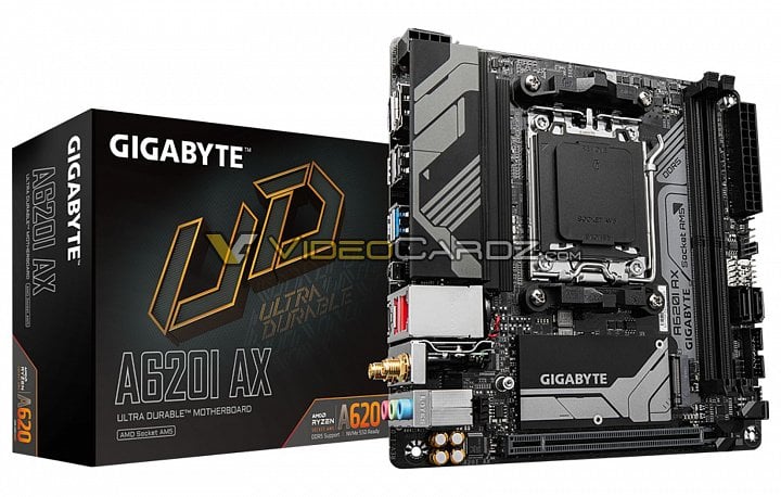 AM5 Mini-ITX deska Gigabyte A620I AX