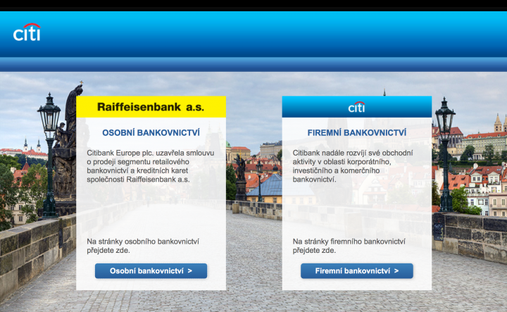 Retailová část Citibank přechází pod Raiffeisenbank. Klienti bývalé eBanky už toto znají.