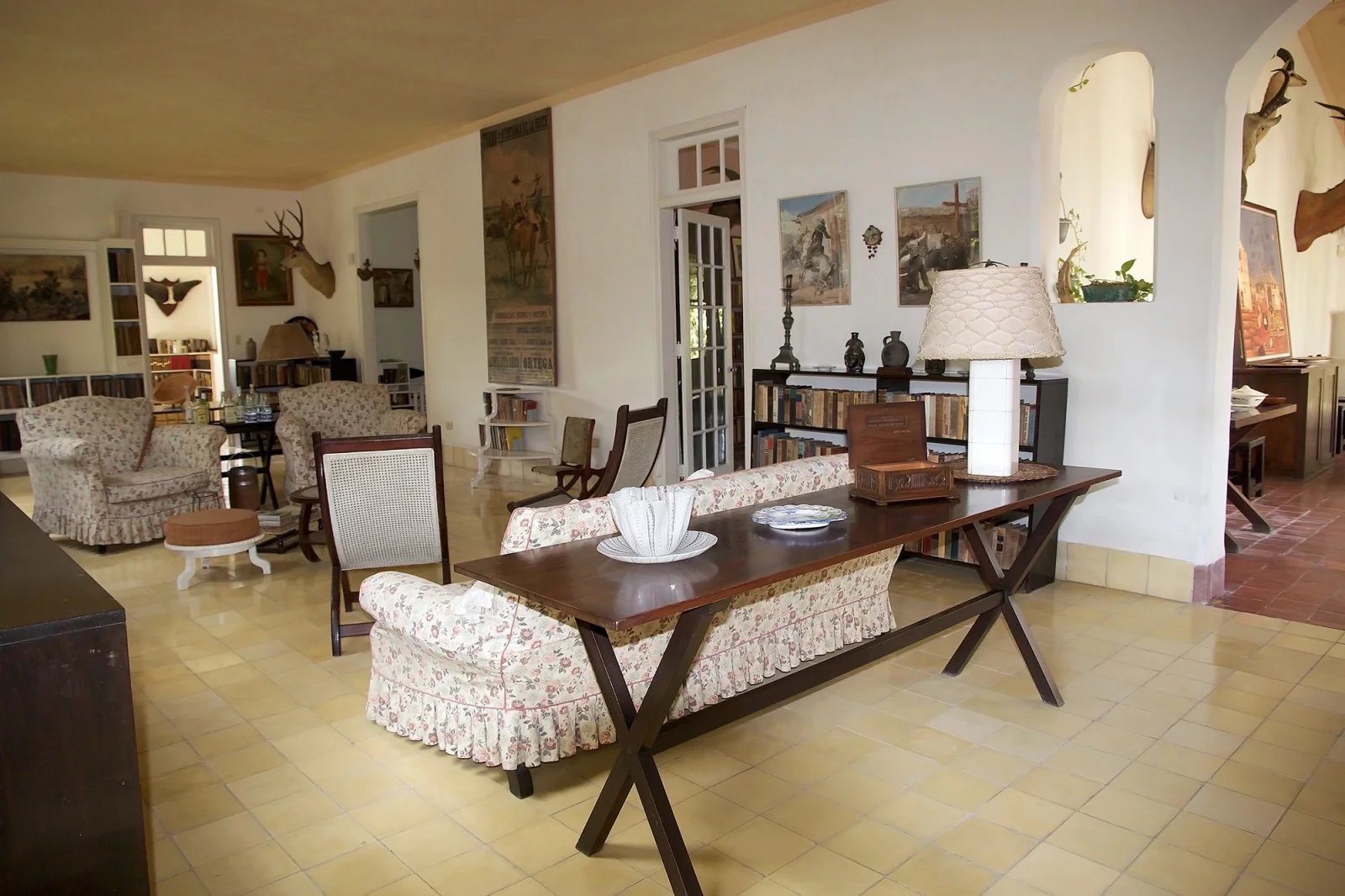Vila Finca Vigia v San Francisco de Paula, pár kilometrů od Havany- žil tu od třicátých do šedesátých let