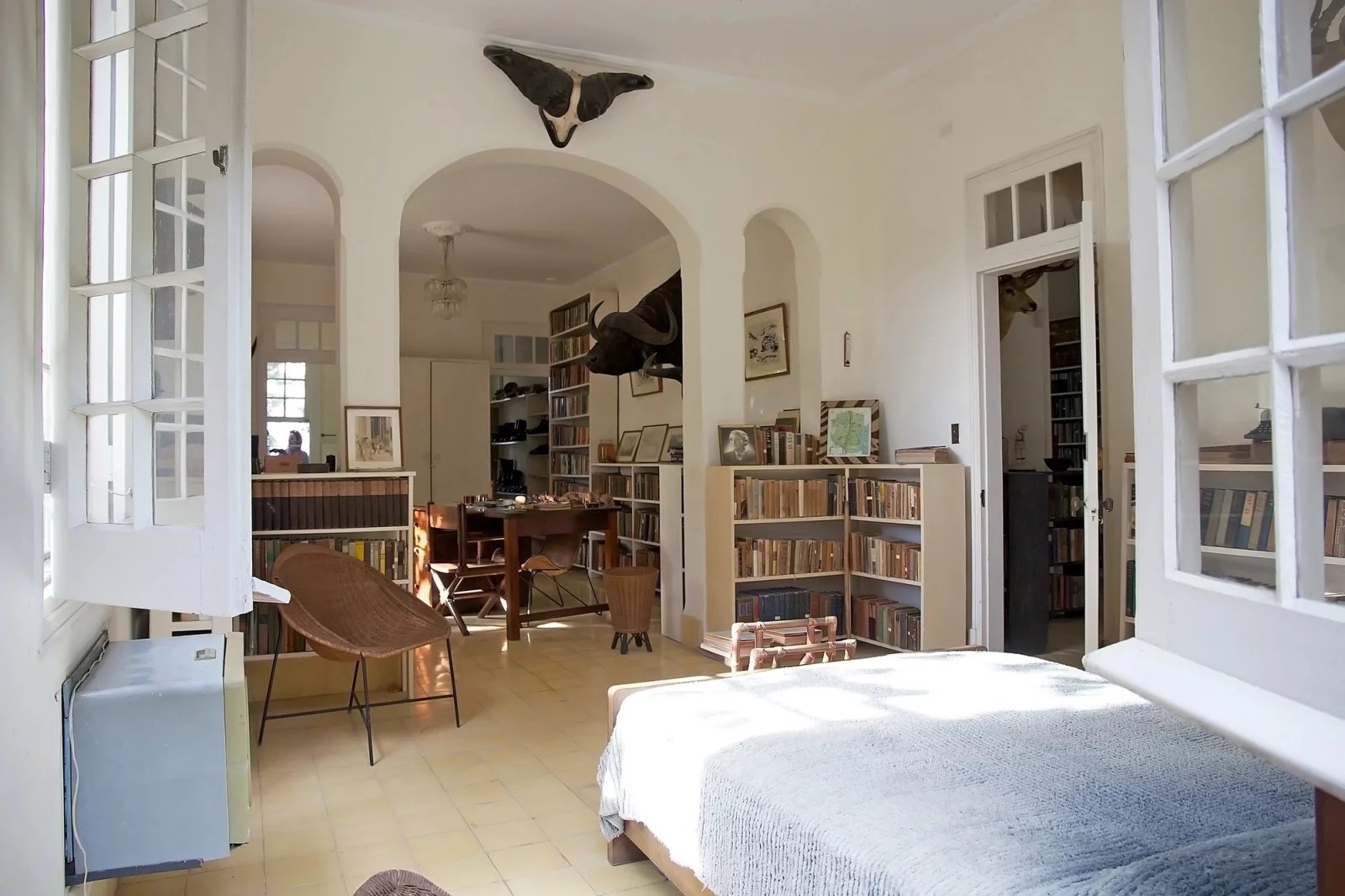 Vila Finca Vigia v San Francisco de Paula, pár kilometrů od Havany- žil tu od třicátých do šedesátých let