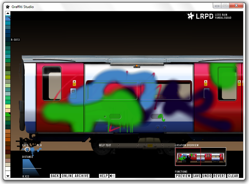 <p>Graffiti Studio - zmalujte vagón metra k nepoznání</p>