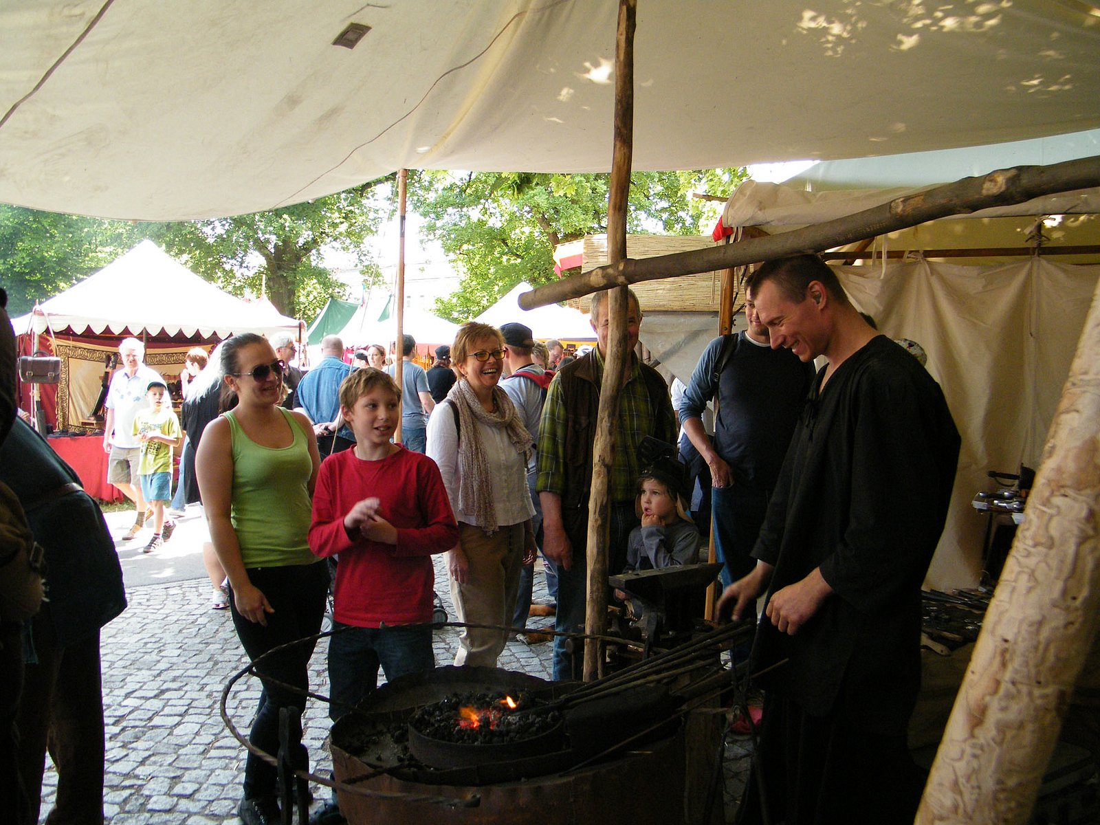 Kovář Tomáš Lebduška se specializuje na historii a samotné lidi