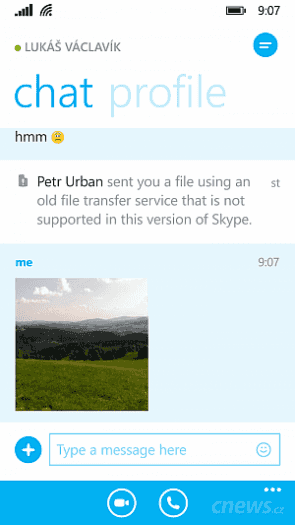 Skype 2.21 pro Windows Phone