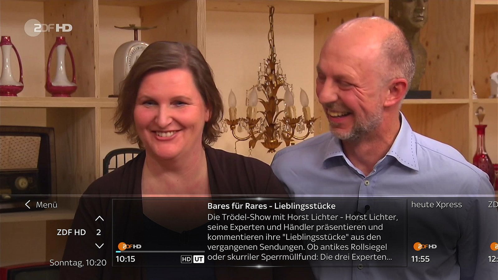 Ukázky uživatelského rozhraní (Sky Deutschland)