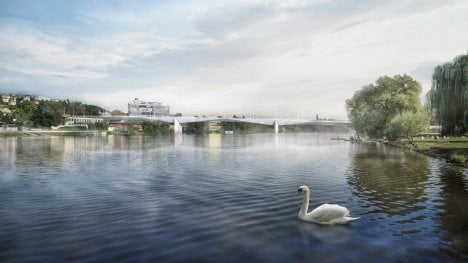 Náhledový obrázek - Dvorecký most míří do finále. Pražanům se nová spojnice přes Vltavu za téměř 1,5 miliardy otevře v prvním čtvrtletí 2026