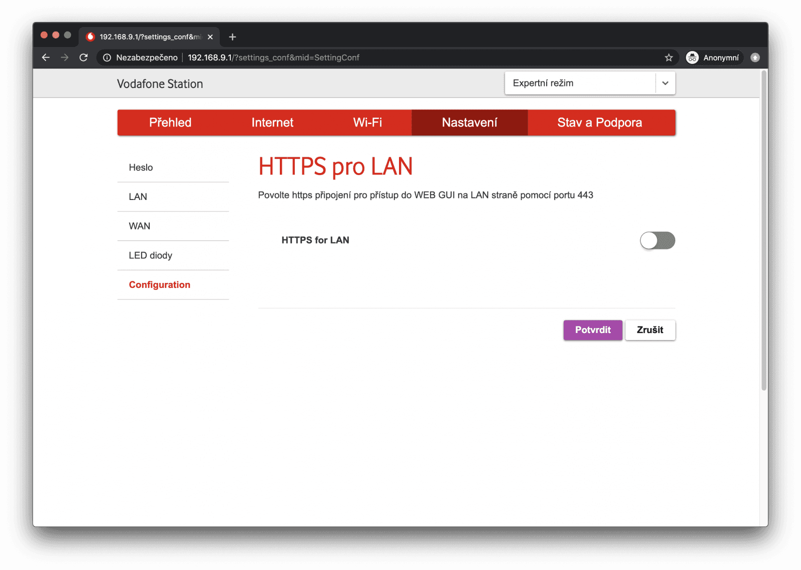 HTTPS pro LAN