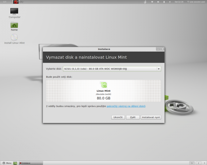 Linux Mint 12