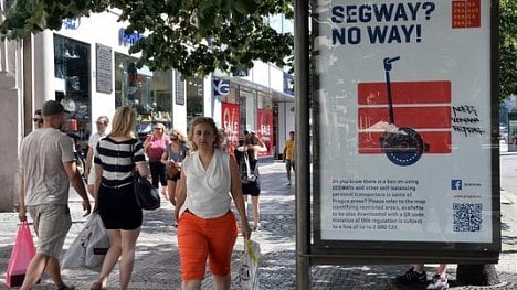 Náhledový obrázek - Praha rozšíří hranice zákazu pro vozítka segway