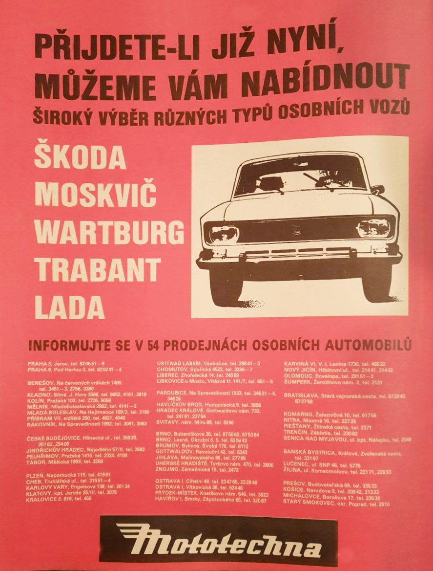 Propagační materiály Mototechny.