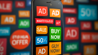 mobil s reklamami