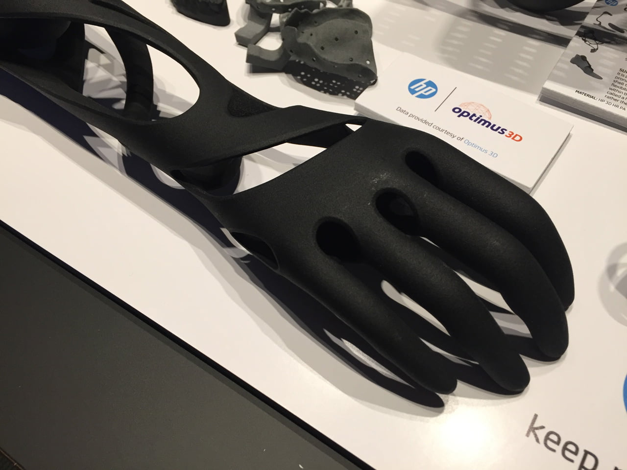 Výrobky vytištěné na 3D tiskárnách od HP Inc.