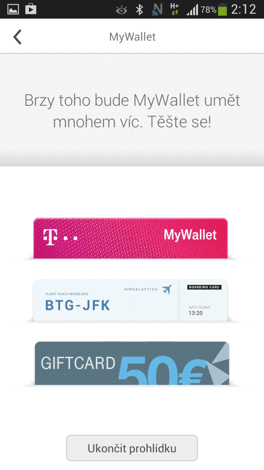 Testování NFC debetní karty ČSOB na bázi NFC SIM od T-Mobile (06/2014).