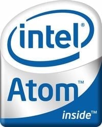 Logo procesorů Intel Atom