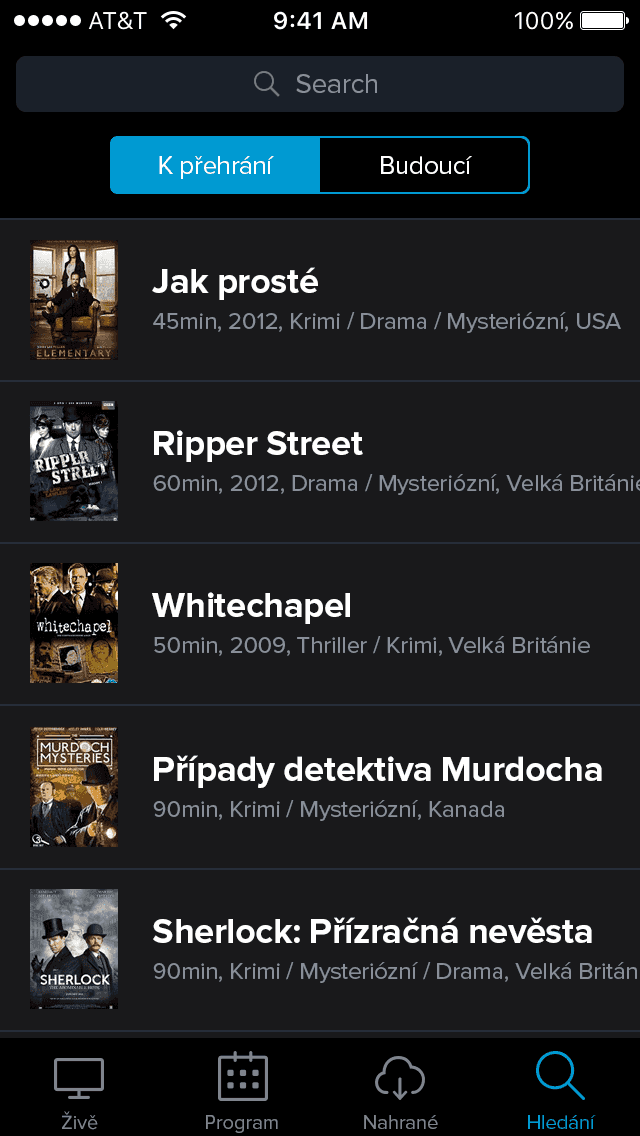 Aplikace 4NET.TV pro mobily