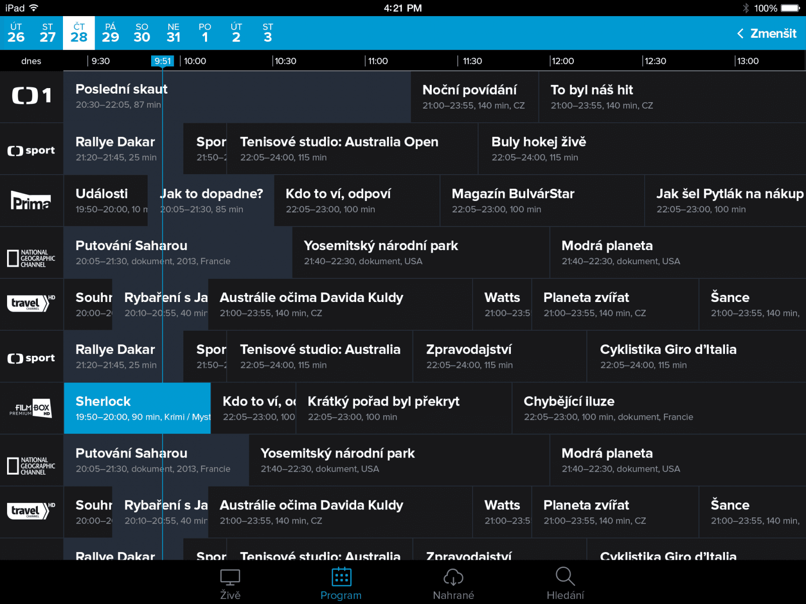 Aplikace 4NET.TV pro mobily