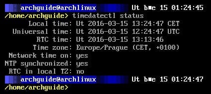 Arch: nastavení systémových parametrů