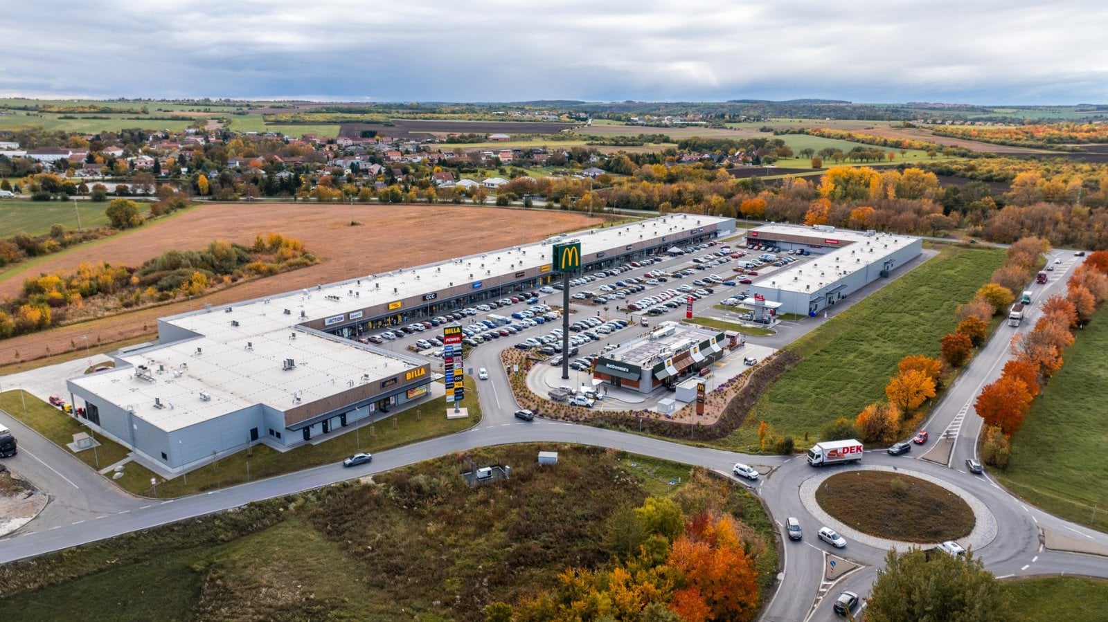 Retail parky v Kozomíně a Vimperku