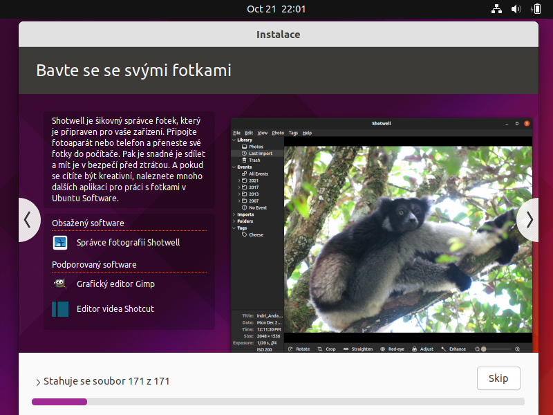 Ubuntu 21.10 Impish Indri