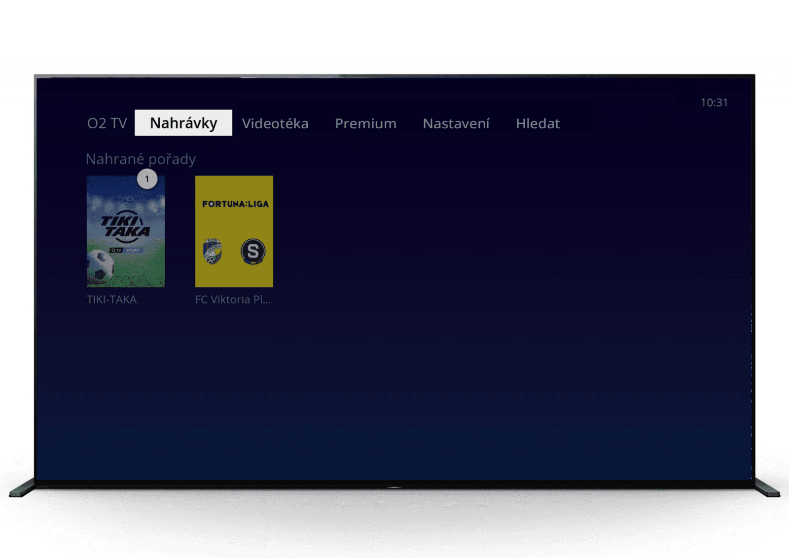 Aplikace O2 TV v systému Android TV